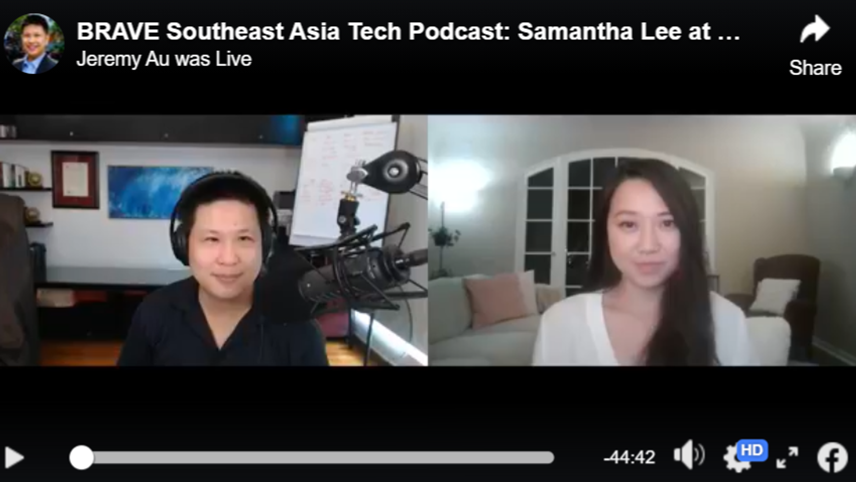 BRAVE Southeast Asia Tech Podcast: Samantha Lee